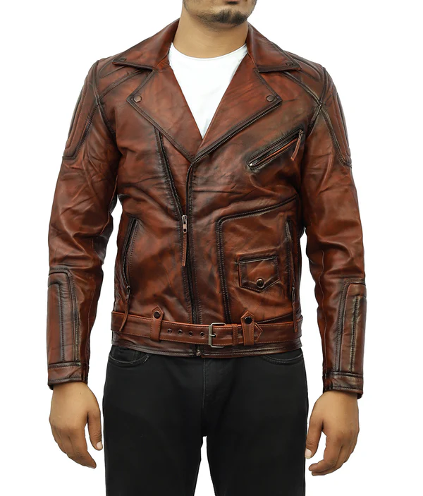 Men Classic Leather Jacket