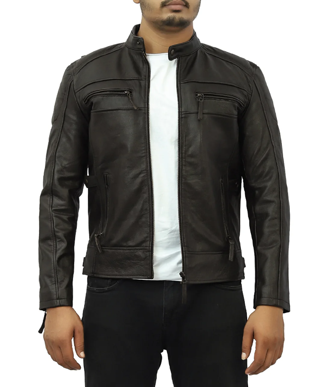 Slim Fit leather Jacket